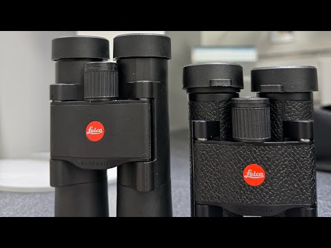 Leica Ultravid 8x20 Leathered Compact Binoculars - Black