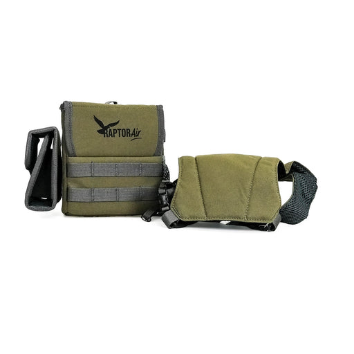 Raptor Air Magnetic Binocular Bag Pack with Detachable Side Pocket and Harness Straps