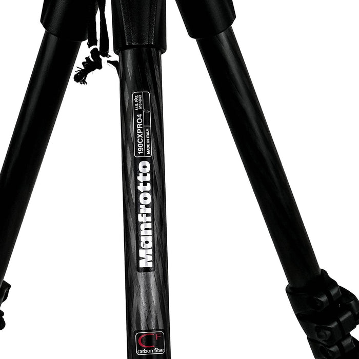 Preowned Manfrotto 190CXPRO4 Tripod and Manfrotto 324RC2 Head - SWO2H2-052