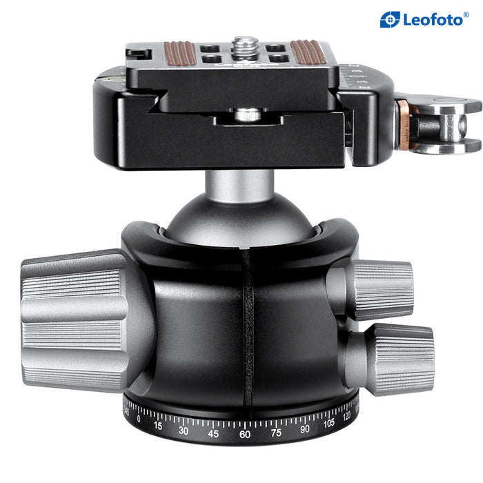 Leofoto LH Series LH-36LR 36mm low profile ball head with NP-50 Quick Release Plate