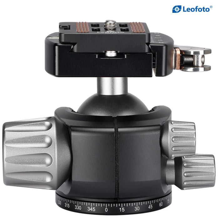 Leofoto LH Series LH-40LR 40mm low profile ball head with NP-50 Quick Release Plate