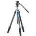 Vortex Razor HD 13-39x56 Angled Spotting Scope and Leofoto MR. O LO-224C 10 Layer Carbon Spider Ball Tripod with Centre Column and BV-1R Mini Fluid Head Travel Bundle