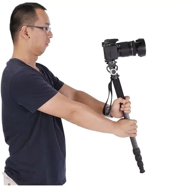 Leofoto MP-284C Carbon Fiber 4 Section Monopod - Max Load 18kg, Max Height 1650mm