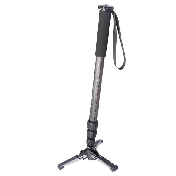 Leofoto MP-284C Carbon Fiber 4 Section Monopod - Max Load 18kg, Max Height 1650mm