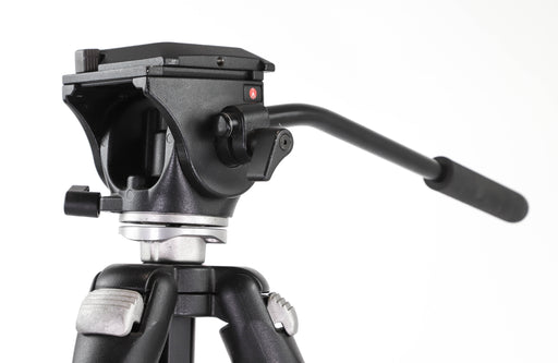 Preowned Manfrotto 055CLB Tripod & Manfrotto 701RC2 Video Head - 2H2-0016