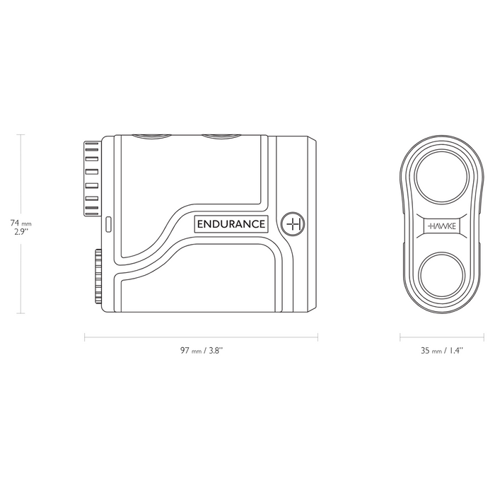 Hawke Endurance LRF 1500 OLED Laser Rangefinder