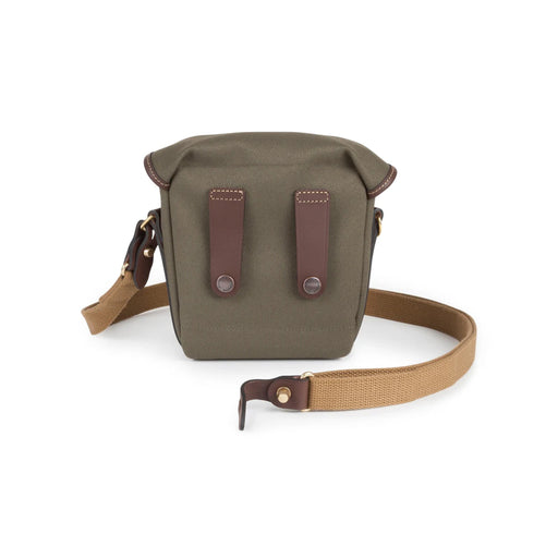 Billingham Galbin Binocular Case for 8x32 / 8x42 Binoculars - Sage FibreNyte / Chocolate Leather