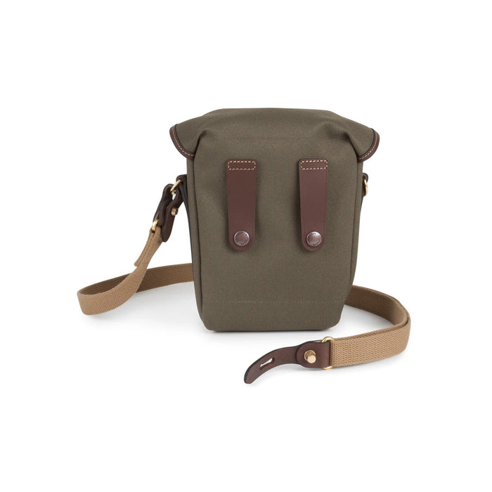 Billingham Galbin Binocular Case for 8x32 / 8x42 Binoculars - Sage FibreNyte / Chocolate Leather