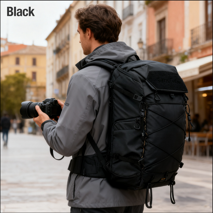 Leofoto All-in-One Travel & Photography Camera Backpack - 35L Black