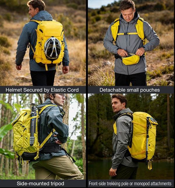 Leofoto All-in-One Travel & Photography Camera Backpack - 35L