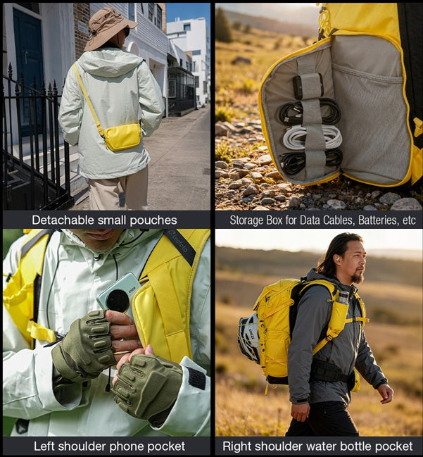 Leofoto All-in-One Travel & Photography Camera Backpack - 35L