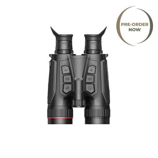 HIKMICRO Habrok Pro HQ50L Multi-Spectrum Thermal Binocular - 640px 50mm with 4K Optical Camera LRF and Harness