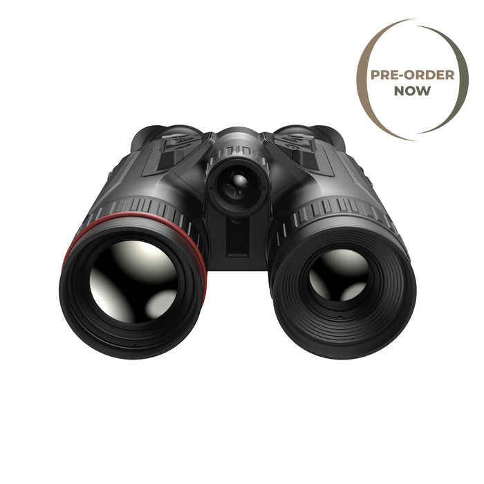 HIKMICRO Habrok Pro HQ50L Multi-Spectrum Thermal Binocular - 640px 50mm with 4K Optical Camera LRF and Harness