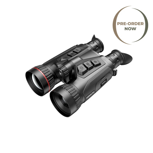 HIKMICRO Habrok Pro HX60L Multi-Spectrum Thermal Binocular - 1280px 60mm with 4K Optical Camera LRF and Harness