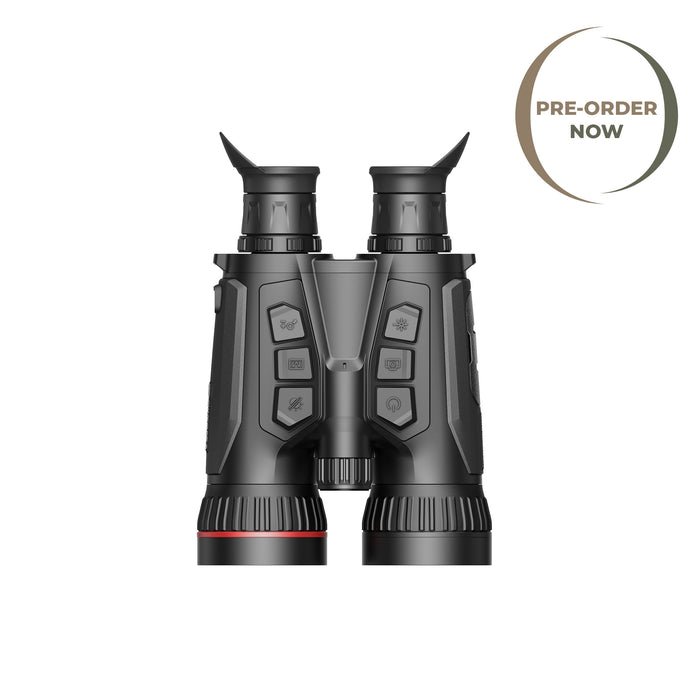 HIKMICRO Habrok Pro HX60L Multi-Spectrum Thermal Binocular - 1280px 60mm with 4K Optical Camera LRF and Harness