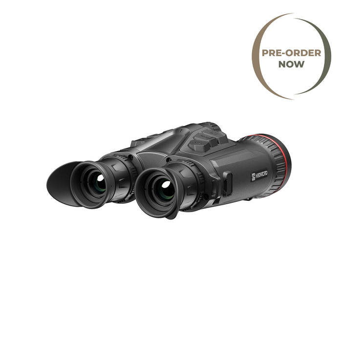 HIKMICRO Habrok Pro HX60L Multi-Spectrum Thermal Binocular - 1280px 60mm with 4K Optical Camera LRF and Harness