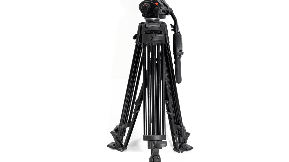 Preowned Manfrotto 525MVB Tripod with 503HDV Fluid Head and LANC contr —  South West Optics
