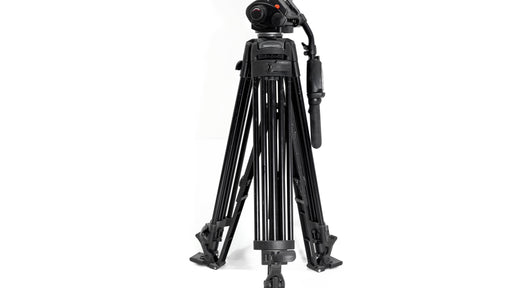 Preowned Manfrotto 525MVB Tripod with 503HDV Fluid Head and LANC