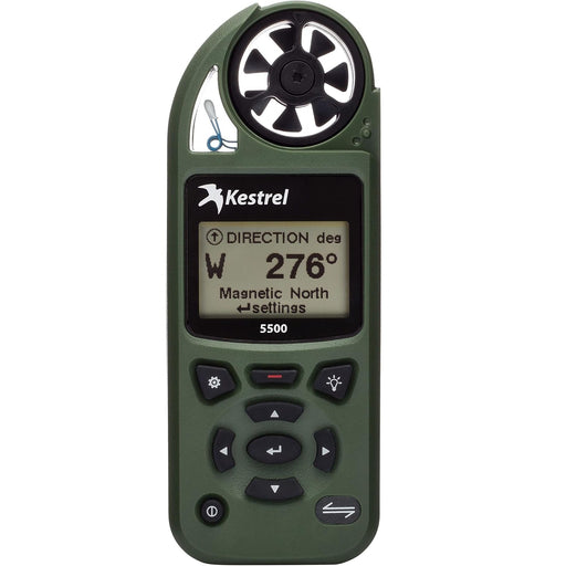 Kestrel 5500 Weather Meter with LiNK + Vane Mount - Olive Drab