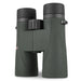 A pair of binoculars in matte dark green with black eyecups and adjustment knobs, shown against a plain white background.