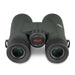 A pair of Kowa binoculars in dark olive green with black eyecups and a central focus ring, shown on a clean white background.