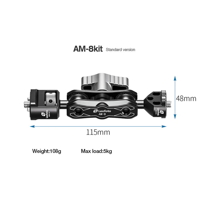 Leofoto AM-8 Professional Magic Arm Kit- Standard Version