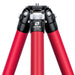 Leofoto Athena LA-284C 10 Layer Carbon Water, Sand Proof, Corrosion Resistant Titanium Feet RED Tripod with LH-30 Ball Head - Max Load 10kg, Min 160mm to 1290mm