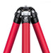 Leofoto Athena LA-324C 10 Layer Carbon Water, Sand Proof, Corrosion Resistant Titanium Feet RED Tripod with LH-40 RED Ball Head - Max Load 15kg, Min 165mm to 1395mm