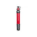 Leofoto Athena LA-324C 10 Layer Carbon Water, Sand Proof, Corrosion Resistant Titanium Feet RED Tripod with LH-40 RED Ball Head - Max Load 15kg, Min 165mm to 1395mm