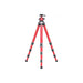 Leofoto Athena LA-324C 10 Layer Carbon Water, Sand Proof, Corrosion Resistant Titanium Feet RED Tripod with LH-40 RED Ball Head - Max Load 15kg, Min 165mm to 1395mm