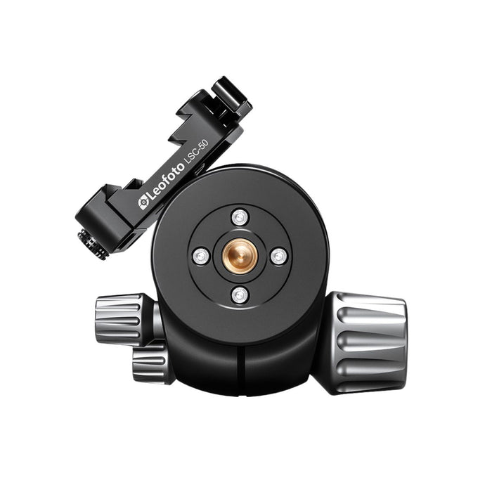 Leofoto LH-40SC 40mm Low Center of Gravity Ball Head with Low Profile QR Arca/Picatinny Clamp (20kg Load)