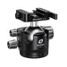 Leofoto LH-47SC 47mm Low Center of Gravity Ball Head with Low Profile QR Arca/Picatinny Clamp (22kg Load)