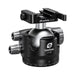 Leofoto LH-55SC 55mm Low Center of Gravity Ball Head with Low Profile QR Arca/Picatinny Clamp (25kg Load)