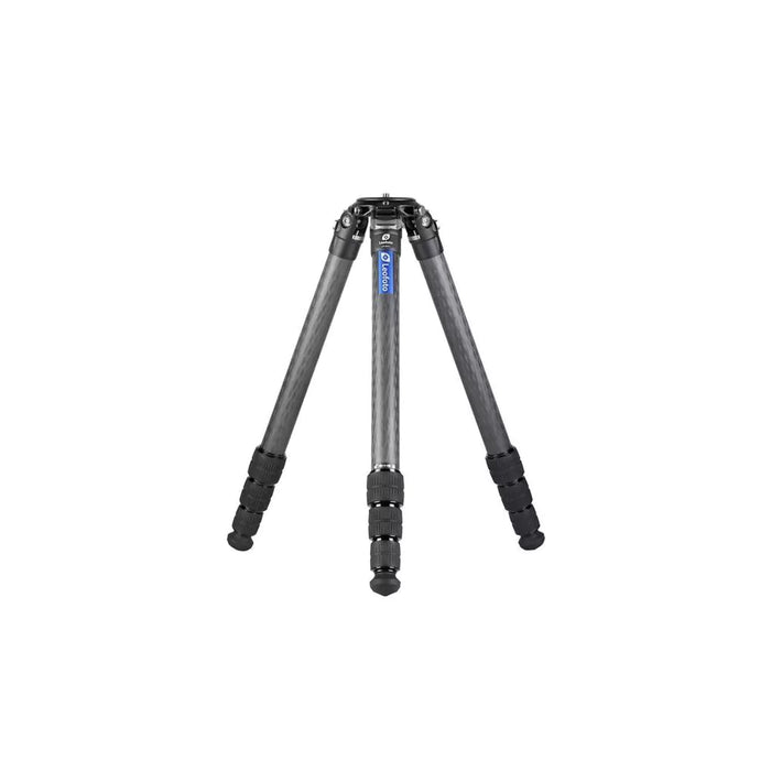 Leofoto Summit Tripod Kit LM-364C 10 Layer Carbon Hollow-out Spider 180 Degree Folding Silicone Handle Tripod with LH-55 Ball Head - Max Load 30kg, Min 188 mm to Max 1548mm