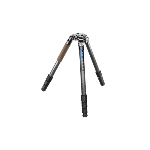 Leofoto Mountain HD Tripod Kit LN-364C 10 Layer Carbon Hollow-out Spider 180 Degree Folding Silcone Handle Tripod with YB-75LK Arca Levelling Bowl Head with Handle and Hook - Max Load 35kg, Min 174 mm to Max 1635mm