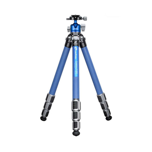 Leofoto Poseidon All Blue LP-284C 10 Layer Carbon Water, Sand and Dust proof Corrosion Resistant Titanium Feet Tripod with LH-30 Blue Ball Head - Max Load 10kg, Min 160mm to Max 1290mm