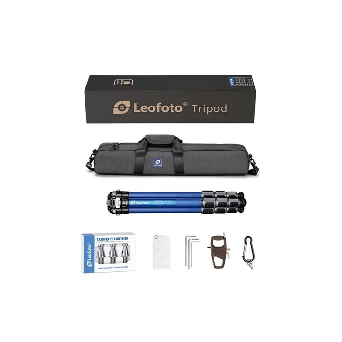 Leofoto Poseidon LP-324C 10 Layer Carbon Water, Sand and Dust proof Corrosion Resistant Hollow Out Titanium Feet Tripod - Max Load 15kg, Min 165mm to Max 1395mm