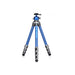 Leofoto Poseidon All Blue LP-324C 10 Layer Carbon Water, Sand and Dust proof Corrosion Resistant Titanium Feet Tripod with LH-40 Blue Ball Head - Max Load 15kg, Min 165mm to Max 1395mm