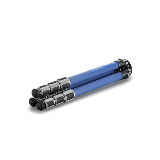 Leofoto Poseidon All Blue LP-324C 10 Layer Carbon Water, Sand and Dust proof Corrosion Resistant Titanium Feet Tripod with LH-40 Blue Ball Head - Max Load 15kg, Min 165mm to Max 1395mm