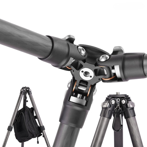 Leofoto Ranger LS-224C 10x Layer Carbon Fibre Tripod with LH-25 Low Profile Ballhead & Separate Centre Column - Max Load 6kg, Min 125mm to Max 1165mm + Col