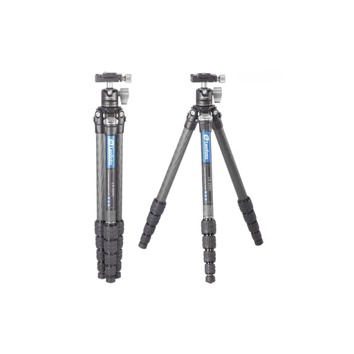 Leofoto Ranger LS-225C 10x Layer Carbon Fibre Tripod with LH-25 Low Profile Ballhead & Separate Centre Column - Max Load 4kg, Min 125mm to Max 1280mm + Col