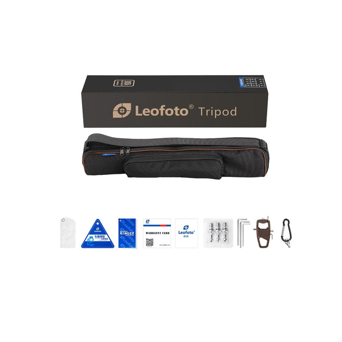 Leofoto Ranger LS-323C 10x Layer Carbon Spider Bowl Tripod - Max Load - 20kg, Min 95mm to Max 1520mm