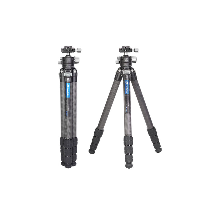 Leofoto Ranger LS-324C 10x Layer Carbon Tripod with LH-40 Ballhead & Separate Center Column - Max Load 15kg, Min 165mm to Max 1395mm + Col