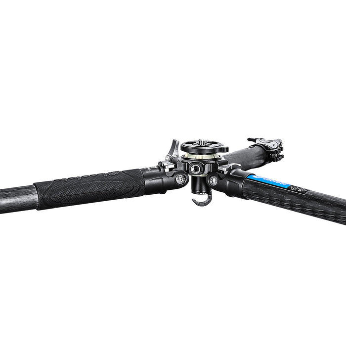 Leofoto LV-284C Manba LV Video Head System Flip Lock Carbon Fibre Tripod – 10kg