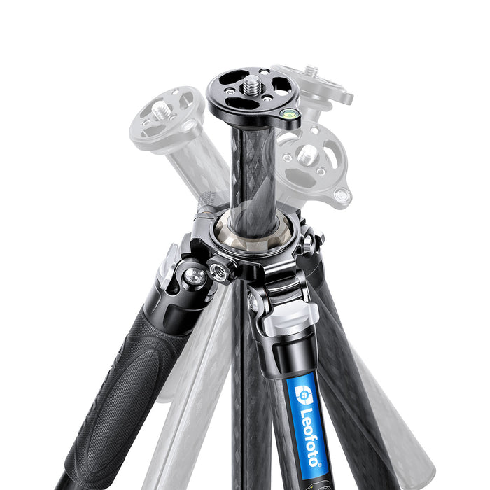 Leofoto LV-324C Manba LV Video Head System Flip Lock Carbon Fibre Tripod and BV-10 Video Head 6kg