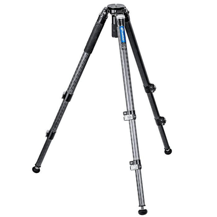 Leofoto Manba LVM Video Head System LVM-323C Flip Lock Carbon Fibre Tripod and BV-15 Video Fluid Head 10kg