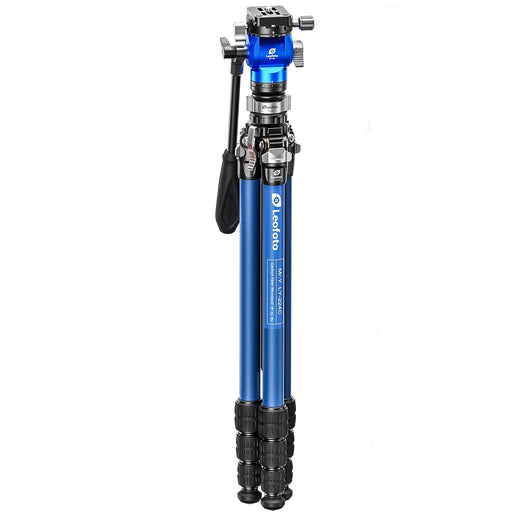 Leofoto LY Video Head LY-224C&BV-0R&LB-38 (Blue) 10 Layer Carbon Fibre Tripod – 3kg