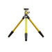 Leofoto YELLOW MR.Y LY-224C 10 Layer Carbon Y Shaped Centre Tripod with LH-25 Ball Head - Max Load 6kg, Min 125mm to Max 1410mm