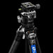 Leofoto MR.Y LY-284C 10 Layer Carbon Y Shaped Centre Tripod with LH-30 Low Profile Ball Head - Max Load 10kg, Min 160 mm to Max 1550mm