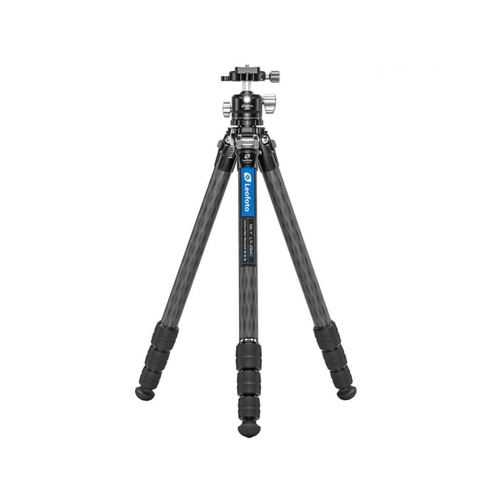 Leofoto MR.Y LY-284C 10 Layer Carbon Y Shaped Centre Tripod with LH-30 Low Profile Ball Head - Max Load 10kg, Min 160 mm to Max 1550mm